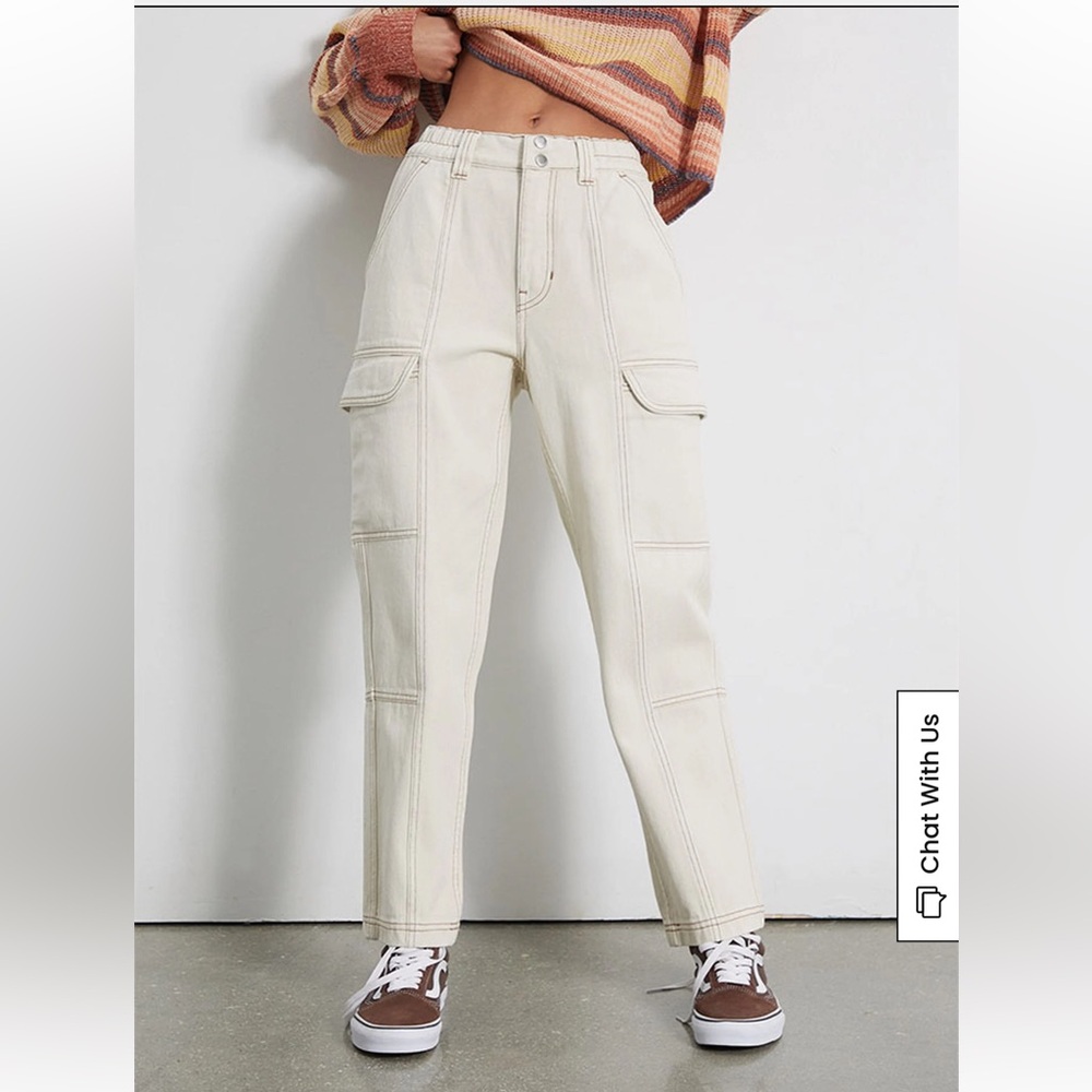 PacSun Beige Cargo Pants